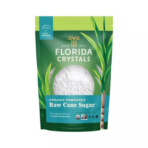 Florida Crystals® Organic Powdered Raw Cane Sugar 16 oz